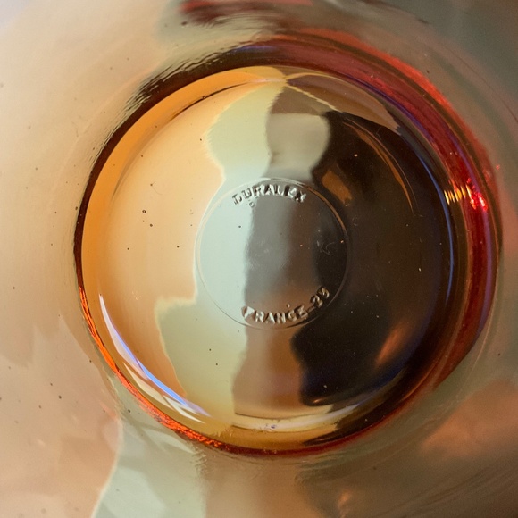 Vintage Duralex Amber 4 oz Glassware 3” - Set of 3 - Made in France - Picture 12 of 15